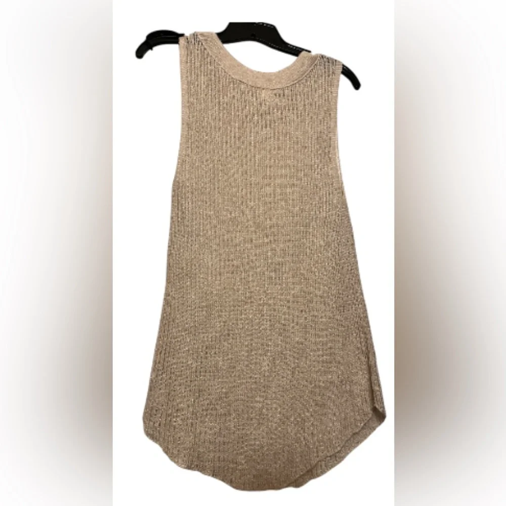 EILEEN FISHER Knit Tank Top In Oatmeal Colorway Medium - Picture 2 of 11